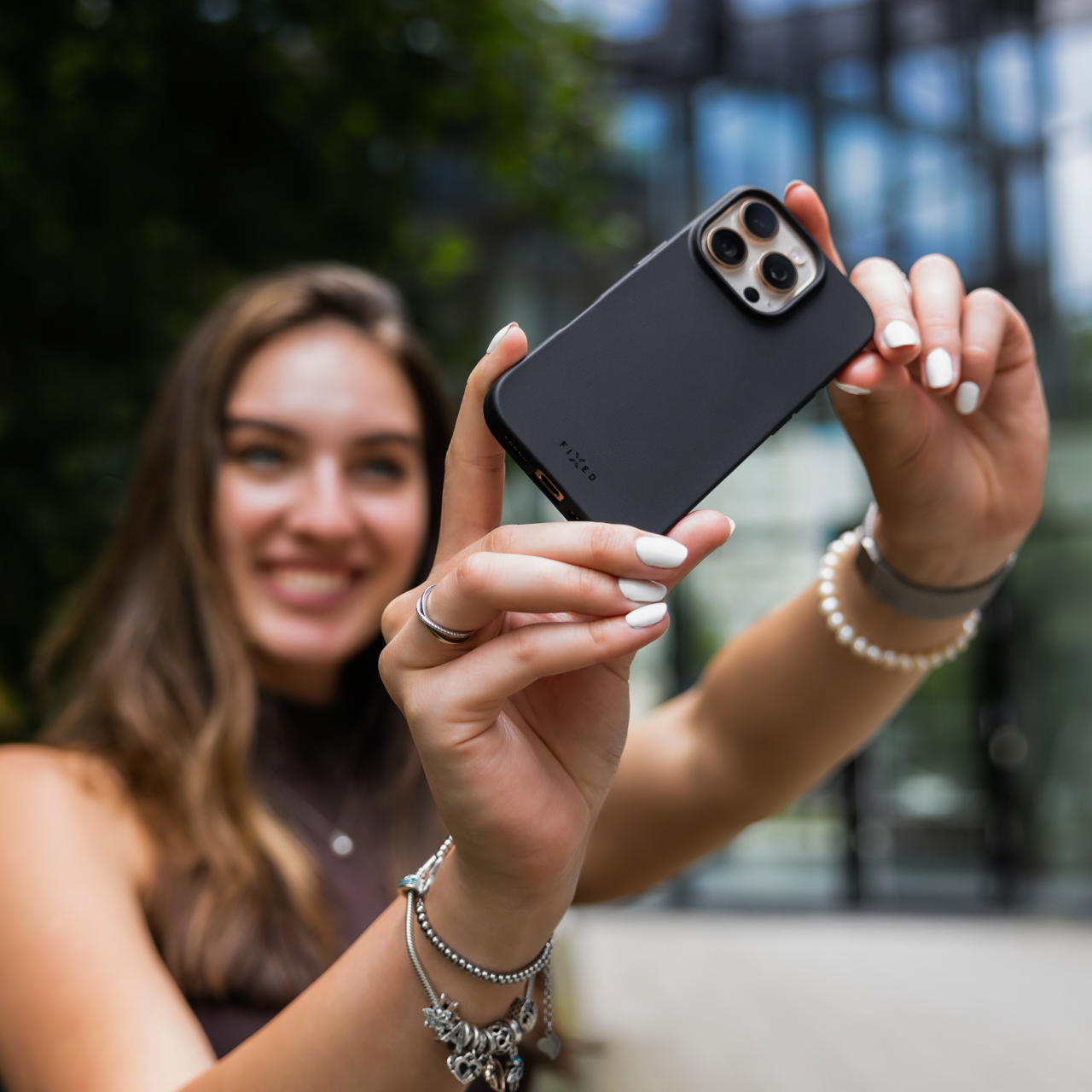 TPU gelový kryt FIXED ReStory pro Samsung Galaxy A36 5G, černý