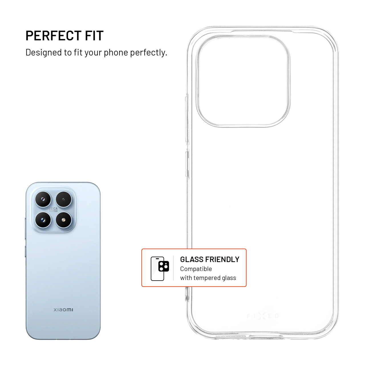 TPU gélový kryt FIXED Story AntiUV pre Xiaomi 17, číry