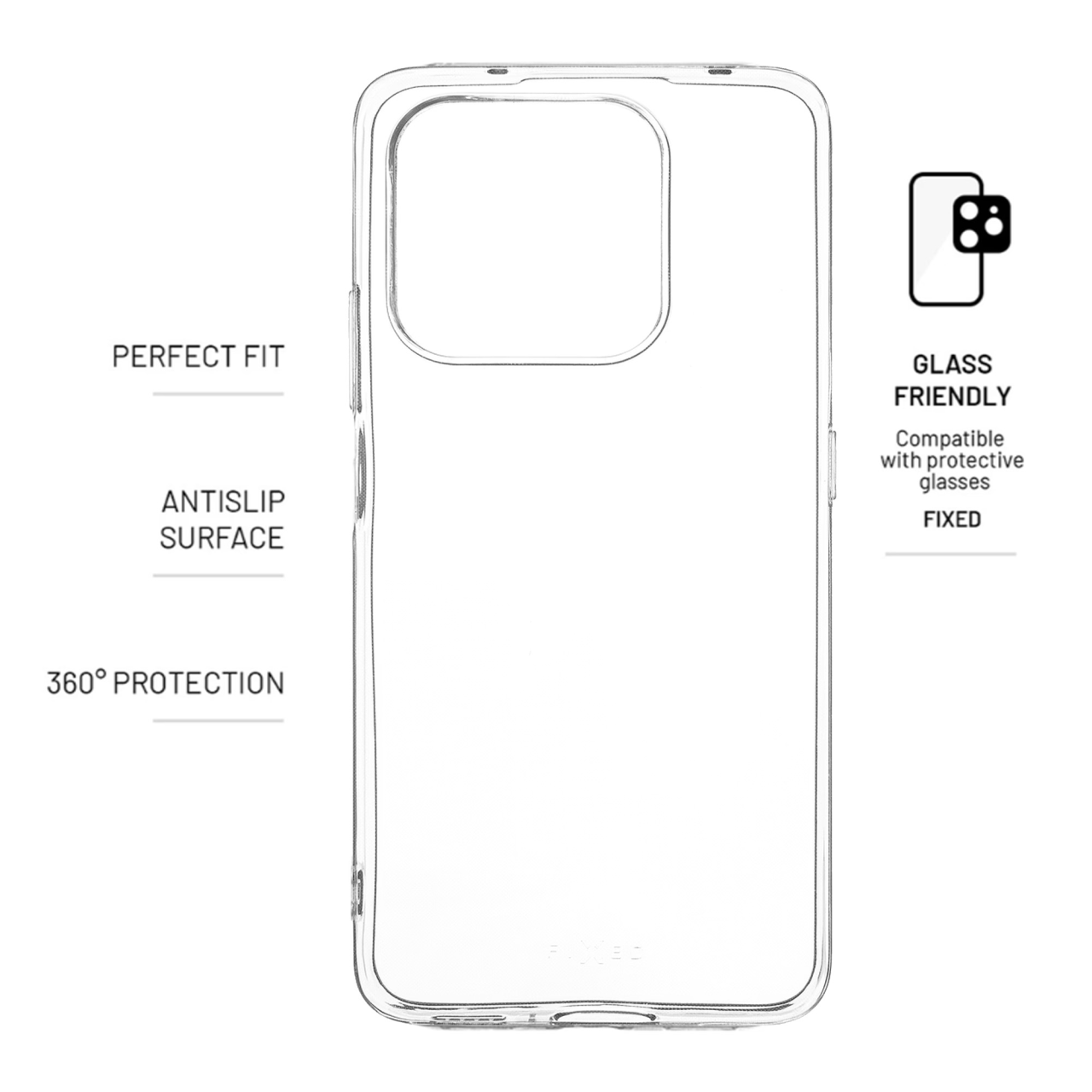 TPU gélový kryt FIXED Story pre Xiaomi Redmi 15C 4G/5G, číry