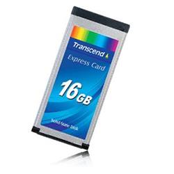 TRANSCEND 16GB ExpressCard/34 SSD + adapter USB2.0 (MLC)
