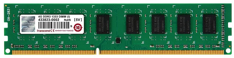 Transcend 4GB 1333MHz CL9 Standard (TS512MLK64V3N)