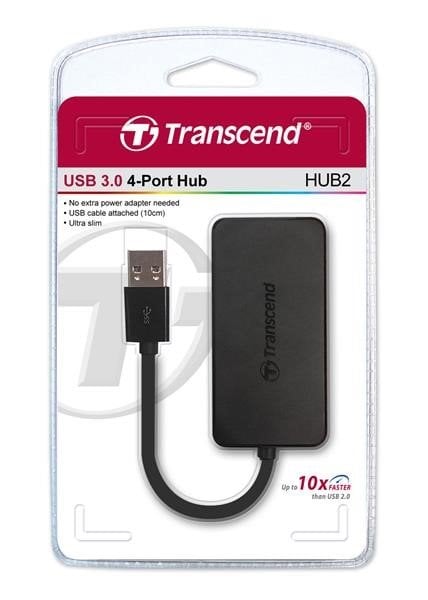 Transcend HUB2, černý