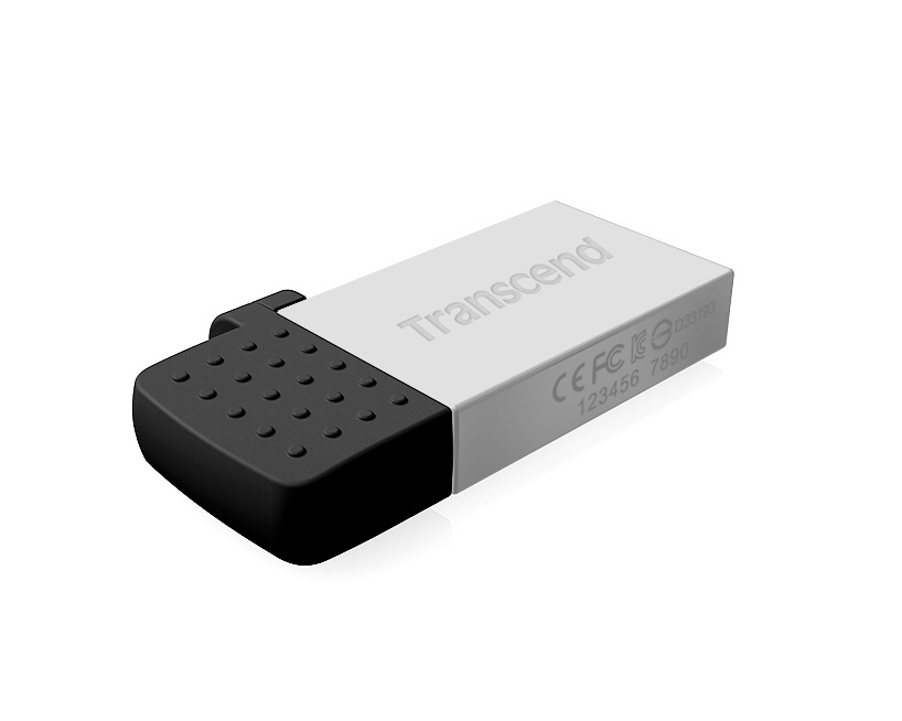 Transcend JetFlash 380 32GB OTG stříbrný