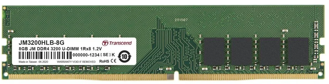 Transcend JetRam, 8 GB DDR4 3200