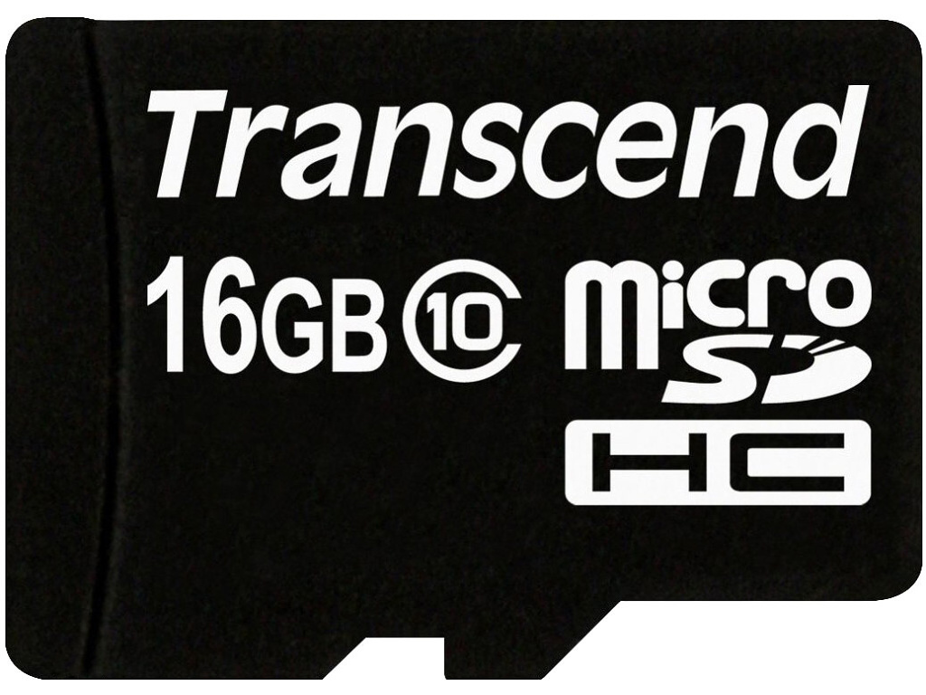 Transcend microSDHC 16GB Class 10
