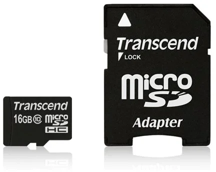 Transcend microSDHC 16GB Class 10