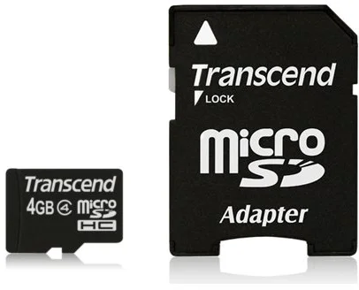 Transcend microSDHC, 4GB