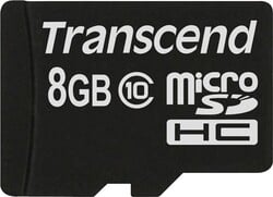 Transcend microSDHC, 8 GB