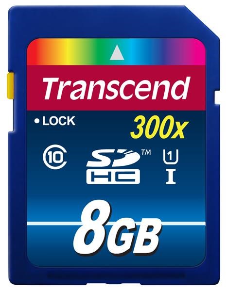 Transcend SDHC UHS-I 400x Premium, 8GB