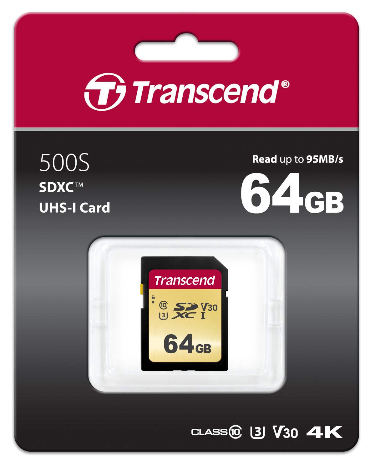 Transcend SDXC 500S, 64GB