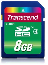 Transcend Secure Digital SDHC 8GB Class4 (TS8GSDHC4)