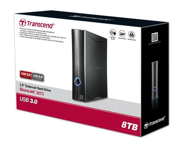 Transcend StoreJet 35T3, 8TB