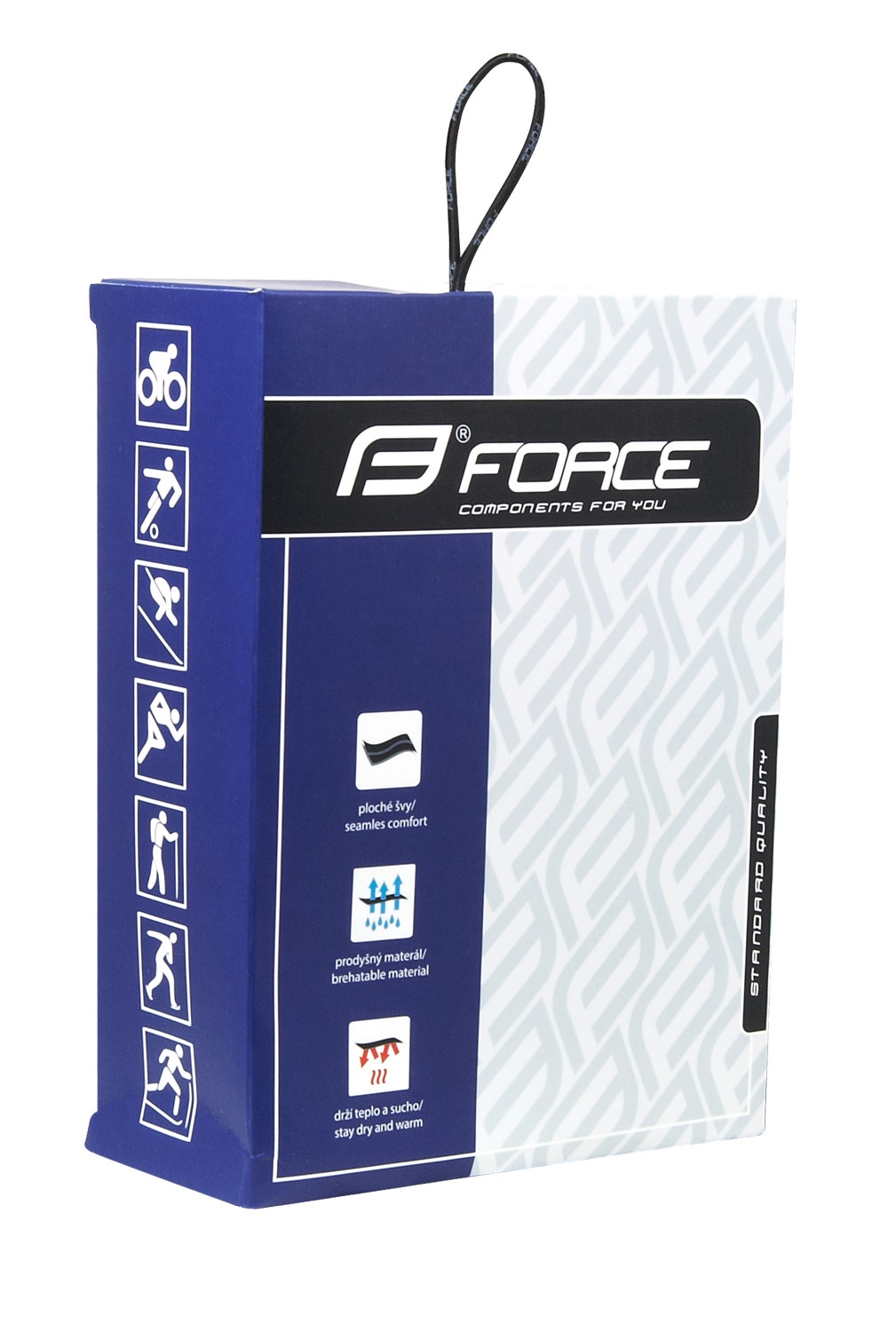 triko funkční F WIND krátký rukáv, bílé M-L