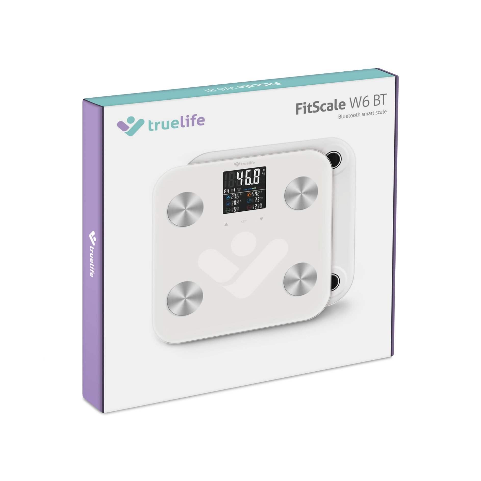 TrueLife FitScale W6 BT, biela