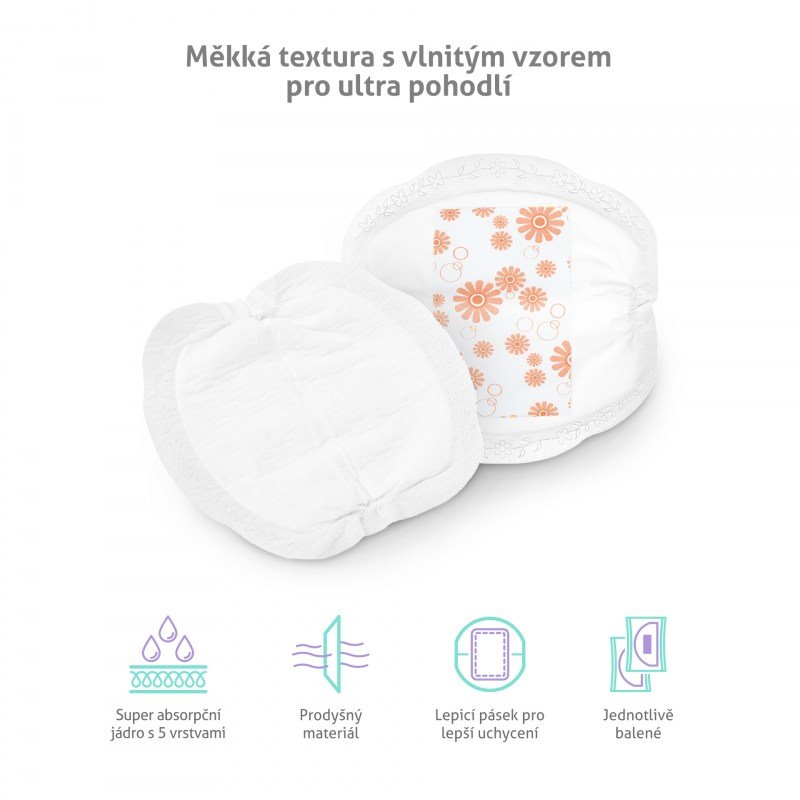 TrueLife Nutrio prsné vložky Premium, 100 ks