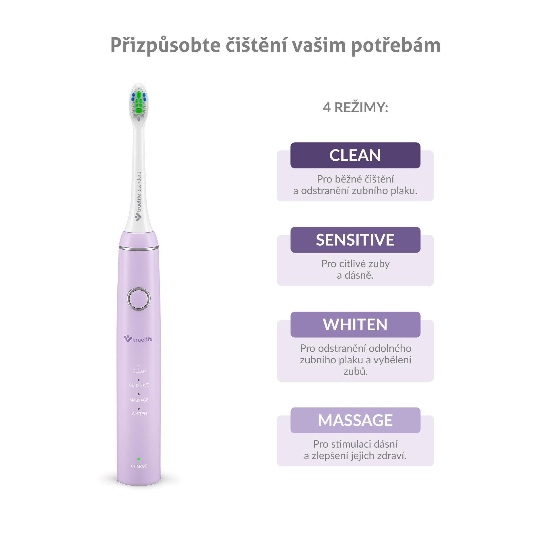 TrueLife SonicBrush Compact Duo Black / Lavender