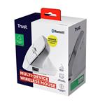 Trust Bayo+ Ergonomic Wireless Mouse, bílá