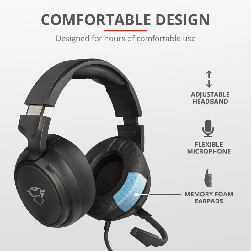 Trust GXT 433 Pylo Multiplatform Gaming Headset 23381
