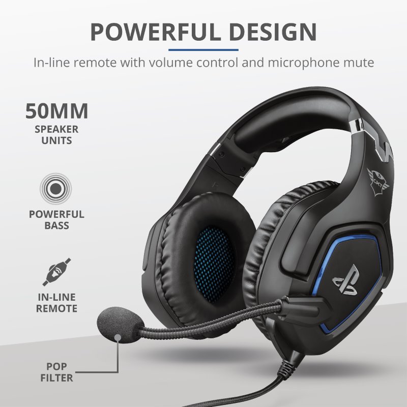 Trust GXT 488 Forze PS4, černá