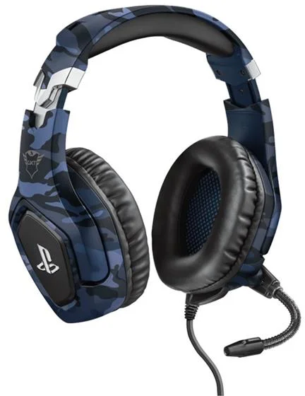 Trust GXT 488 Forzia-B PS4 Gaming Headset PlayStation, modrá 23532