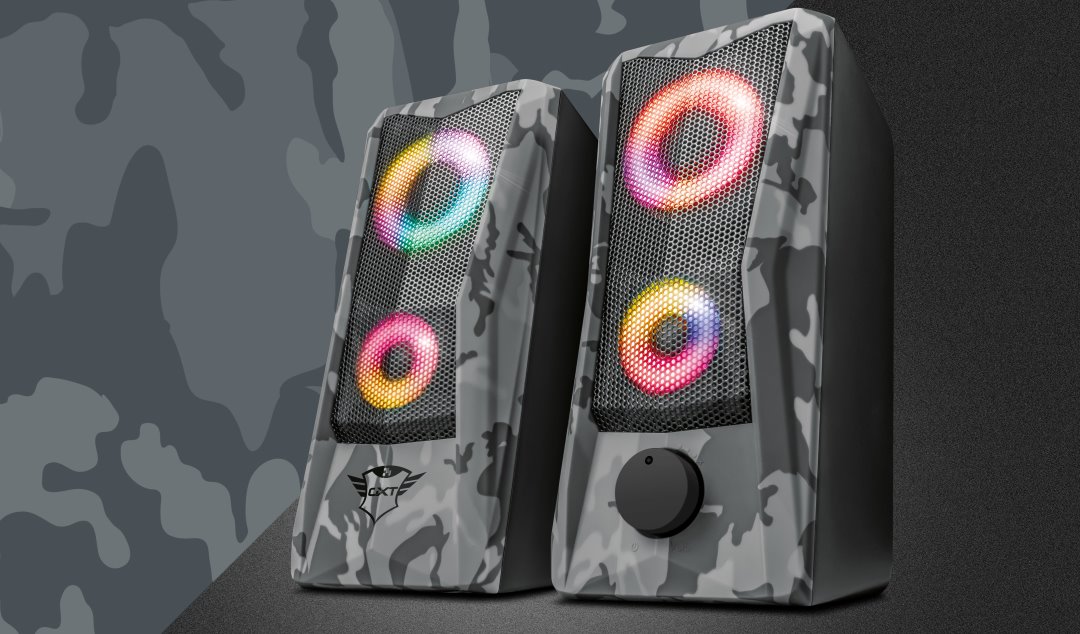Trust GXT 606 Javv RGB-Illuminated 2.0 Speaker Set