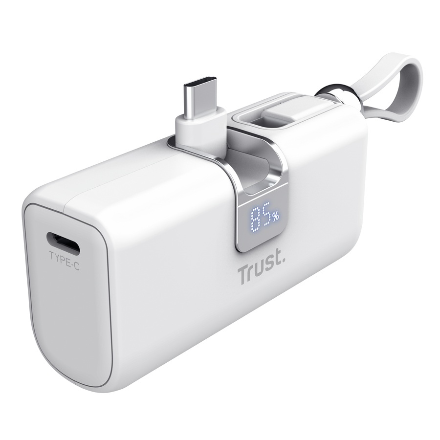 Trust Pacto (5000 mAh) bílá