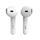 Trust Primo Touch Bluetooth Wireless Earphones, bílá