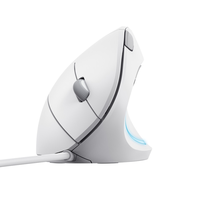Trust Verto Ergonomic Mouse bílá