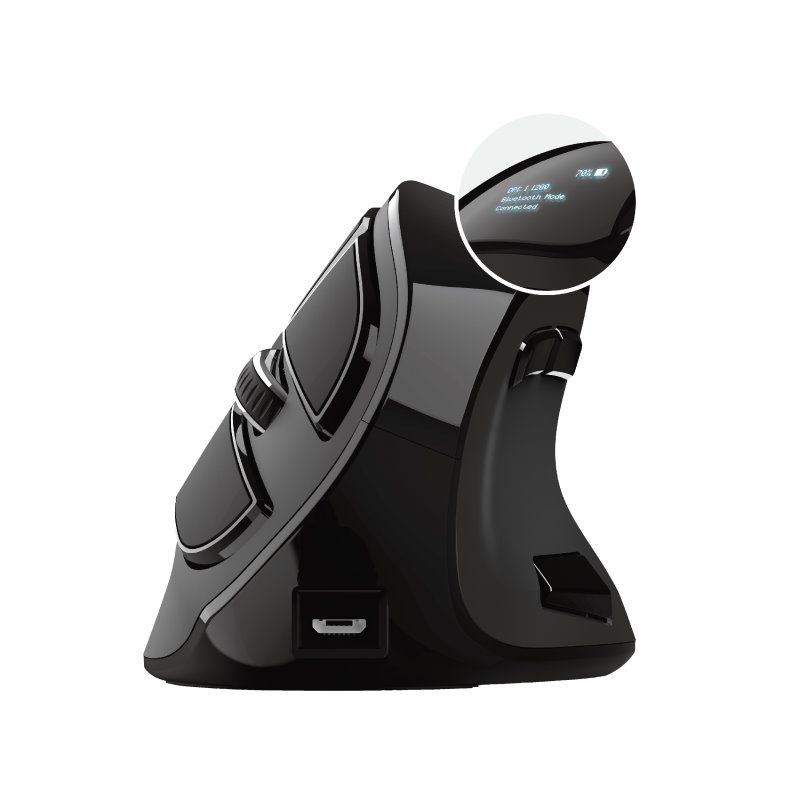 Trust Voxx Rechargeable Ergonomic Wireless Mouse 23731