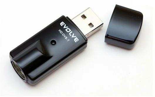 Tuner EVOLVE HD DVB-T USB Mars s diaľkovým ovládaním a anténou (HD MPEG-4,MPEG-2/H.264/TimeShift/EPG/TXT/USB2.0)