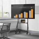 TV stojan Trolley 100", pojízdný, 1000x600