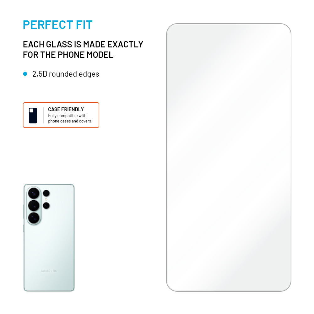 Tvrdené sklo FIXED pre Samsung Galaxy S26 Ultra, 2ks, číre