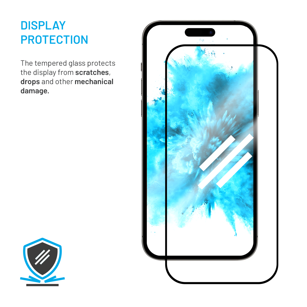 Tvrzené sklo FIXED Full-Cover s aplikátorem pro Samsung Galaxy A27 5G, 2ks, černé