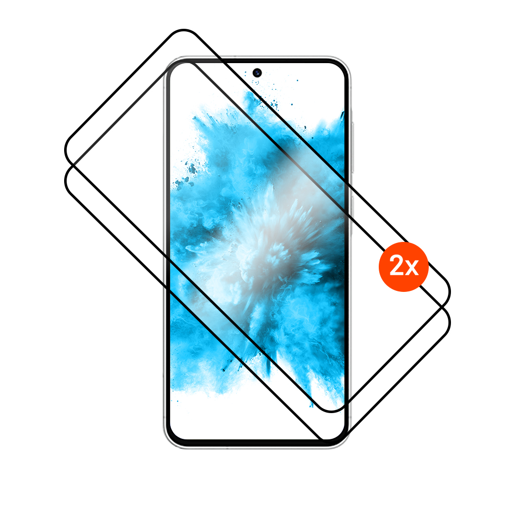 Tvrzené sklo FIXED Full-Cover s aplikátorem pro Samsung Galaxy A37 5G, 2ks, černé
