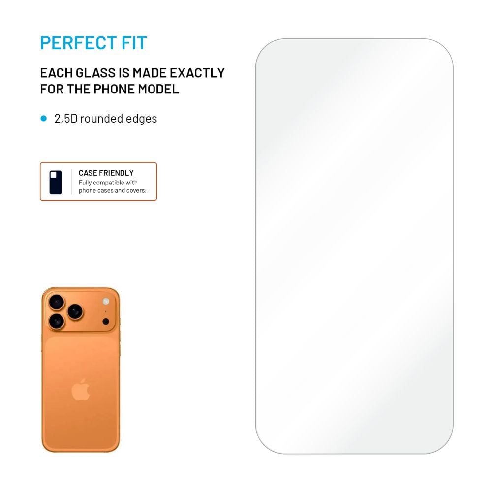 Tvrzené sklo FIXED pro Apple iPhone 17 Pro Max, 2ks, čiré