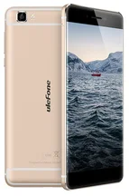 UleFone smartphone Future 5,5" Golden + silikonové pouzdro