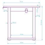 ULTRADESK Uplift biely