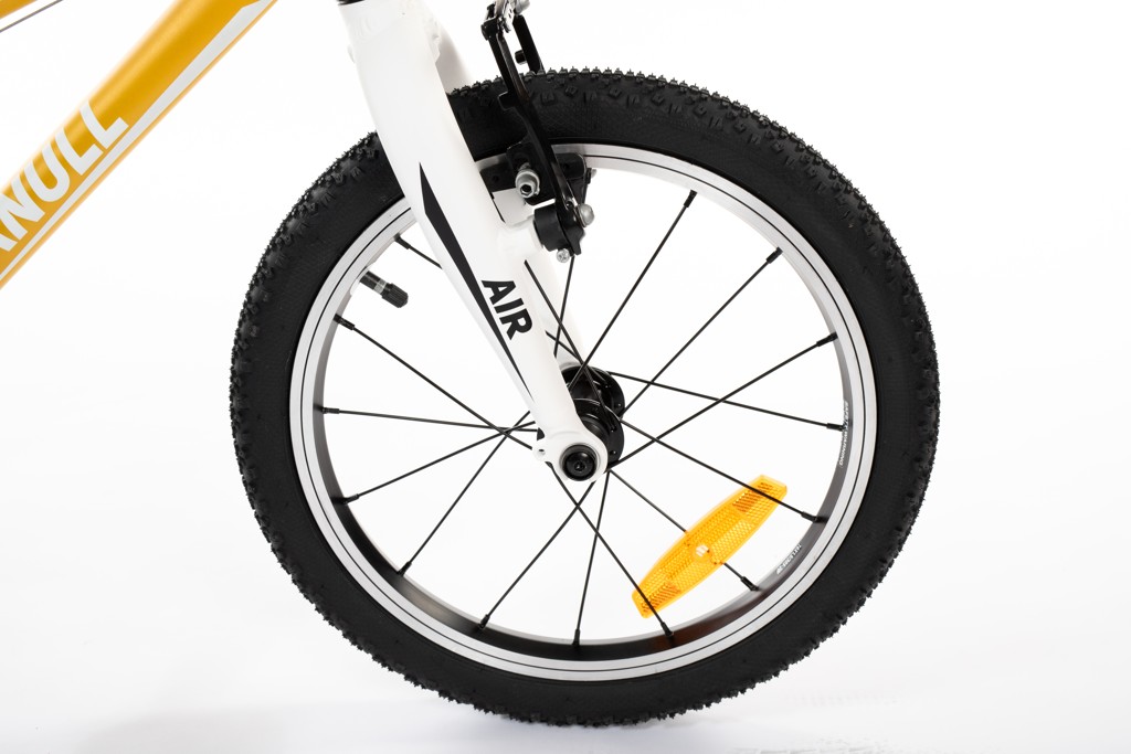 ultraľahký detský bicykel CANULL AIR 16" žltý