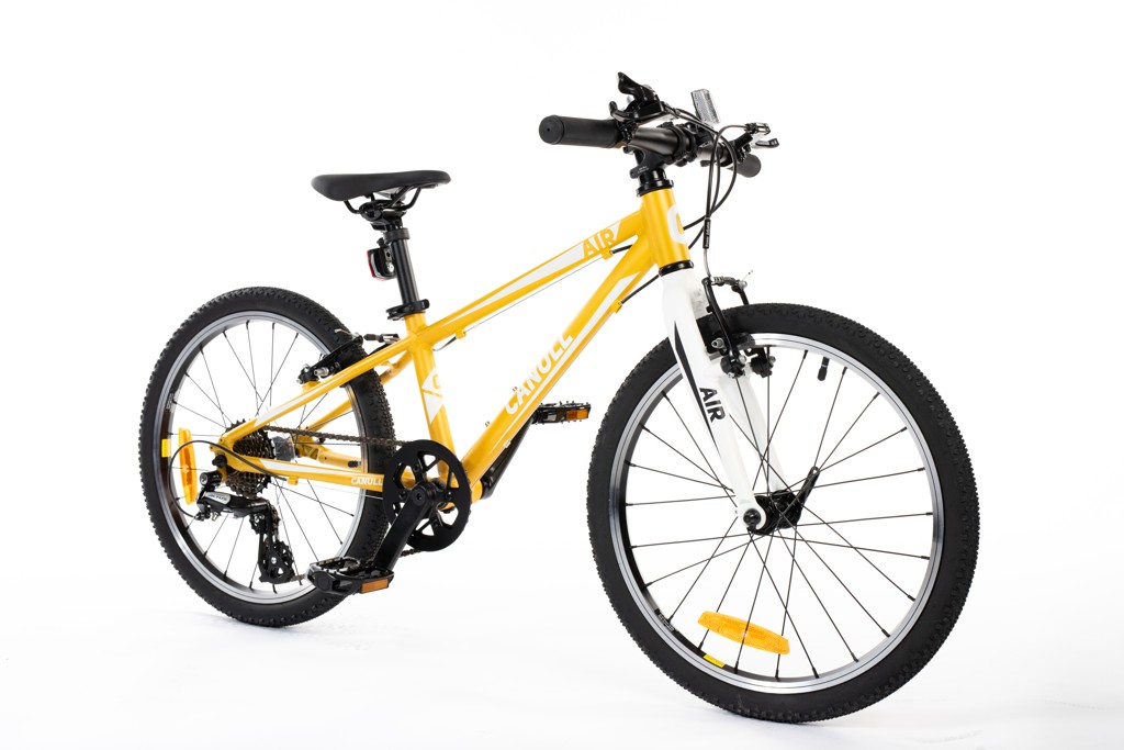 ultraľahký detský bicykel CANULL AIR 20" žltý