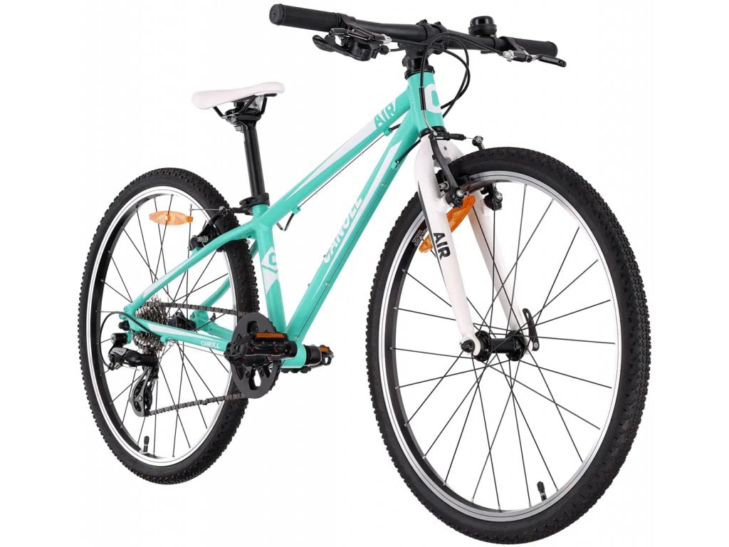 ultralehké dětské kolo CANULL AIR 24" zelená