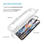 Ultraodolné tvrdené sklo FIXED Armor s aplikátorom proti prachu a vrstvou AR pre Apple iPhone 16 Pro, čierne