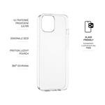 Ultratenké gélové puzdro TPU FIXED Skin pre Apple iPhone 14, 0,6 mm, číre