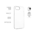 Ultratenký gélový kryt TPU FIXED Story Slim pre Apple iPhone 16e, 0,6 mm, číry