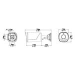 Uniarch by Uniview IP kamera/ IPC-B233-APF40W/ Bullet/ 3Mpx/ 4mm objektív/ 1080p/ Dual color/ IP67/ IR50/ PoE/ Onvif