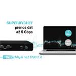 Univerzálna dokovacia stanica i-tec s duálnym 4K displejom, dodávka energie 85 W