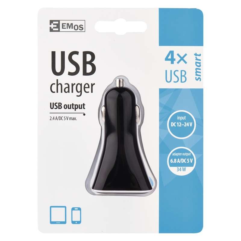 Univerzální USB adaptér do auta 6,8A (34W) max.