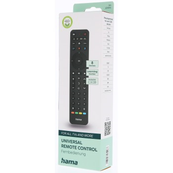 Univerzálny diaľkový ovládač Hama 8v1 s funkciou učenia