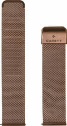 Univerzálny remienok Garett 18 mm, ružové zlato kov, Mesh type rose gold