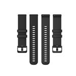 Univerzálny silikónový popruh RhinoTech Quick Release 18 mm, čierny