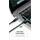 USAMS SJ400 U31 USB-C / USB-C 100W Fast Datový Kabel 1.2m Black